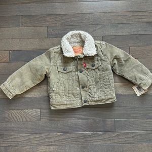 Levi Strauss Baby Boy Sherpa Lined Trucker Jacket. 18 months. NWT.
